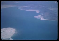 Great Salt Lake from boeing 707 of Lufthansa Fit 461
