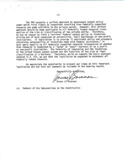 Letter from Birch Bayh to Bruce J. Brennan of Pharmaceutical Manufacturers Association, August 8, 1979