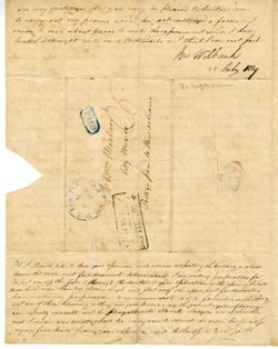 Wilbank, John, Philadelphia to William Maclure, Mexico., 1839 July 25