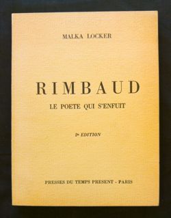 Rimbaud  Presses du Temps Present: Paris, France,