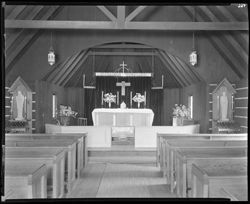 Interior, St. Agnes Chapel (orig. neg.)