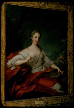 Mme, Boudrey as the Muse Erato Jean Marc Nattier (1685-1766) Oakes Collection