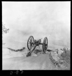 Cannon at Lookout Mountain, no figures