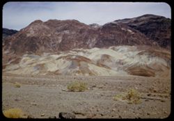 The Black Mountains along the east side of narrow Death Valley.