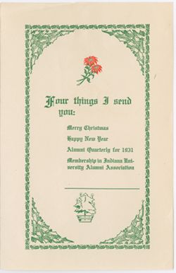 "Christmas Card" vol. XVIII, no. 12