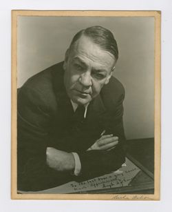 Autographed portrait of Hugh S. Johnson