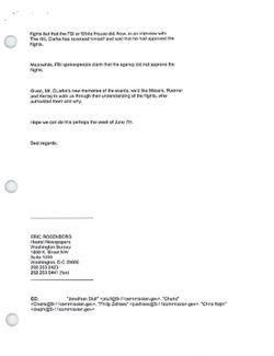 Email from Al Felzenberg to Bob Kerrey and Tim Roemer re FW: interview request for Commissioners Kerrey and Roemer, May 27, 2004, 11:11 AM