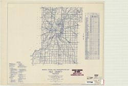 General highway and transportation map of Vigo County, Indiana
