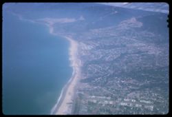 Pacific coast west of Los Angelas from Pan-Am jet