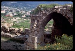 Ancient archway Byblos LEBANON
