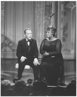 Ella Fitzgerald and Bing Crosby during The Hollywood Palace (ABC)