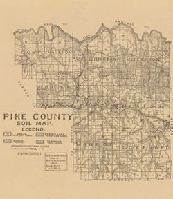 Pike County soil map