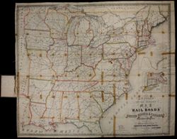 H. V. Poor's New and Complete Map of all the Rail Roads in the United States & Canadas in Operation & Progress