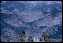 View east from Sentinel Dome past Liberty Cap