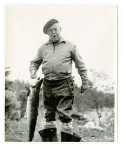 Roy W. Howard fishing