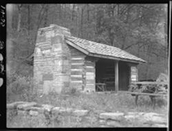 Shelter house in park--south end