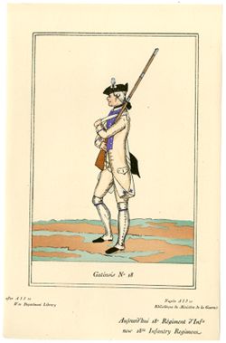 French soldier in uniform, entitled "Gatinois No. 18"