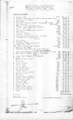 General Records, Sinoe, 1940