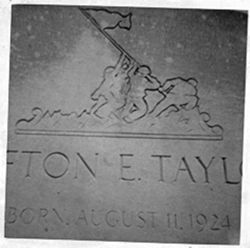 Flag Raising on Iwo Jima Killed in Action Mar. 10, 1945