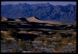 Death Valley sand dunes and Grapevine Mtns Cushman EK