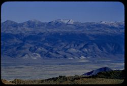 From Monitor Pass on Calif. Hwy 89 view is southeast across Antelope Valley to Sweetwater Mtns.