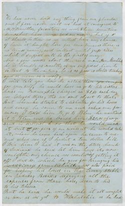 To David Finley from Pauline H. Ketcham about indebtedness of George H. Marchbanks, 3 Mar 1856