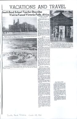 Newspaper clippings, etc., 1953-1954