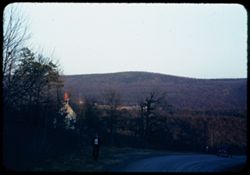 Winding road, Blue Ridge foothills, Loudoun Co Virginia. Sunday
