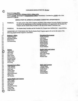 99-12-4 Resolution to Approve 1999-2000 Congress Committee Appointments