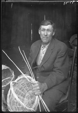 John Bohall, basket weaver