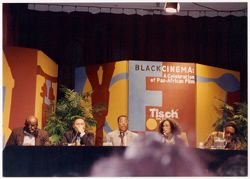 Unidentified speakers at Black Cinema: A Celebration of Pan-African Film