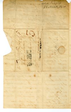 Achilles FRETAGEOT, Georgetown, [Kentucky]. To William MACLURE, Mexico City, Mexico., 1830 Nov. 28