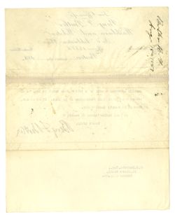 1887, Aug. 18 - Butler, Benjamin Franklin, 1818-1893, soldier, congressman. Boston, Mass. To O. D. Barrett, Kansas City, Mo. Enclosing “letter from Darling covering a copy of a letter from Smoot to him.”
