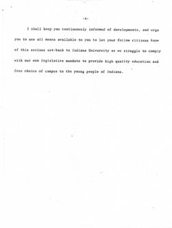 Statement to Board of Trustees, 10 Oct 1975