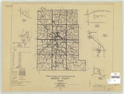 [1970 census enumeration district and census tract map of Monroe County, Indiana]