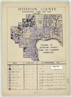 Jefferson County [Indiana] preliminary land use map