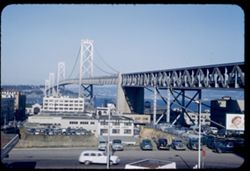 S.F. - Oakland Bay Bridge from Rincon Hill.