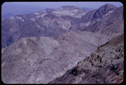 Northward along crest of Black Mtns. from Dante's View (5160')