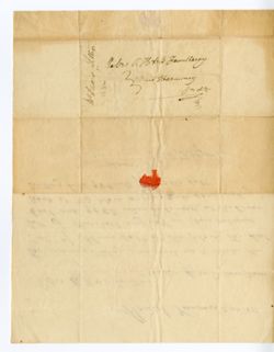 McFadin, J., Mt. Vernon. To R H & B Fauntleroy, New Harmony, Ind., 1832 Dec. 28