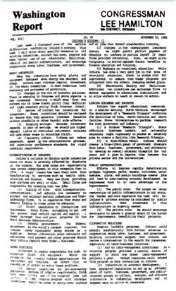 45. Nov 10, 1982: Indiana's Economy: II Economy - Indiana [diversification, infrastructure, business industry links]