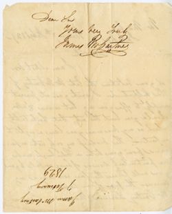 James McCARTNEY, Mexico [City]. To [William] MACLURE, Jalapa, [Mexico]., 1829 Feb. 7