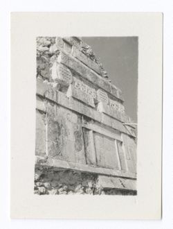 Item 0841. Wall of upper Temple of the Jaguars.