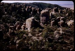 Chiricahua's wonderland of rocks from Massai Pt. - SSW. 6871 ft. elev.