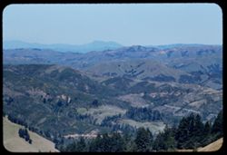 Distant view northward toward Mt. St. Helena, from Mt. Tamalpais