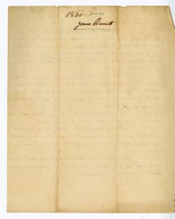 James BENNETT, New Harmony. To Achilles [FRETAGEOT] [Georgetown, Kentucky?]., 1830 June 20