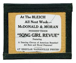 McDonald & Moran Song Girl Revue, at the Bleich