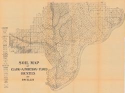 Soil map of Clark and a portion of Floyd Counties