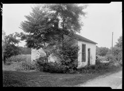 Little home at rear of home of old sheriff in Hoosier School Master, Clifty