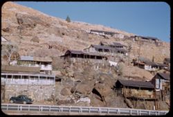 Houses of Bisbee on mountainside across from Sacramento Pit.