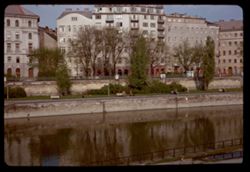 View from quay along south side of Donau Kanal Wien